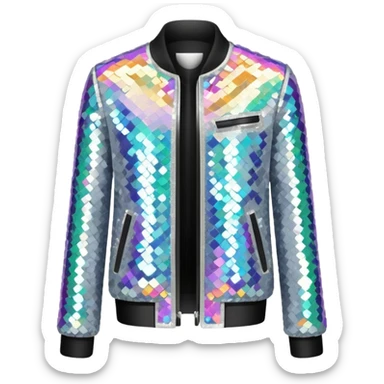 sparkling jacket sticker