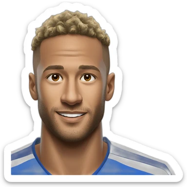 Joueur joueur de foot Neymar sticker