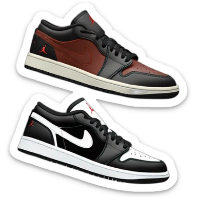 Jordan 1 low travis scott sticker