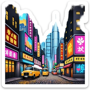 Hong Kong mix with Berlin sticker