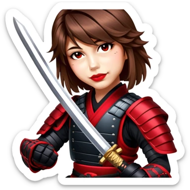 Fierce Samurai sticker