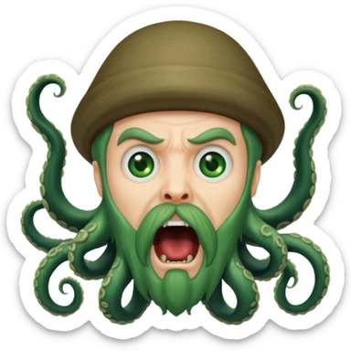 davy jones screaming sticker
