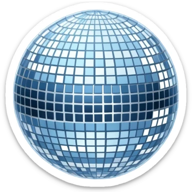 celestial disco ball sticker