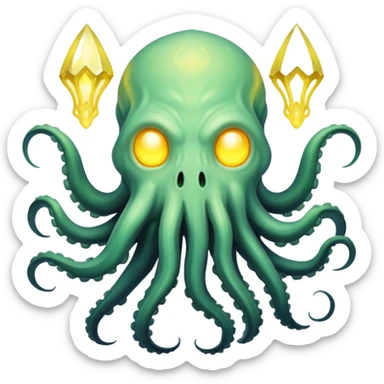 light Cthulhu sticker