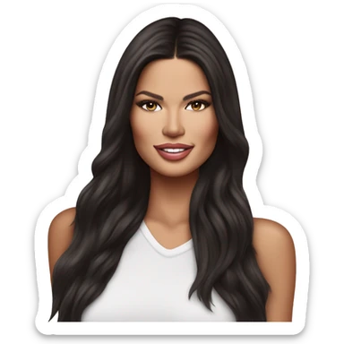 Victoria secret supermodel adrianna Lima sticker