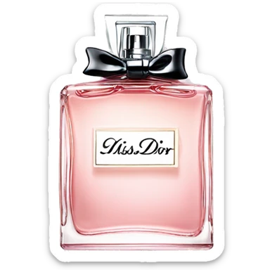Miss dior perfume sticker