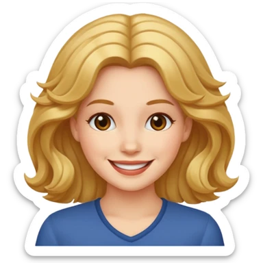 Woman with Karen hair sticker