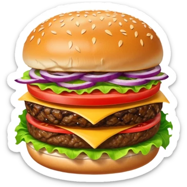 Hamburger  sticker
