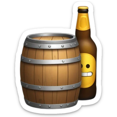 Chat qui bois une bière sticker