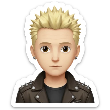 spike from buffy the vampire slayer, realistic,spi sticker