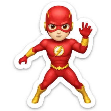 Flash man  whatsapp emoji sticker