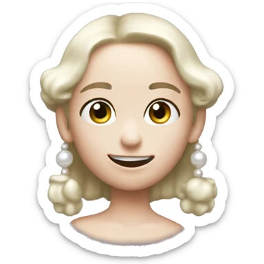 emoji for the discord point system "Pearl," using a pearl as the main image sticker