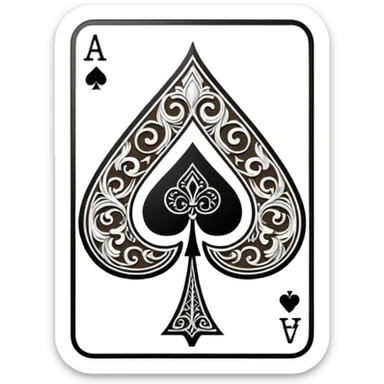 ace of spades sticker