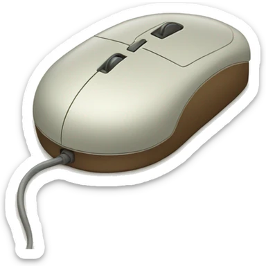 vintage computer mouse sticker
