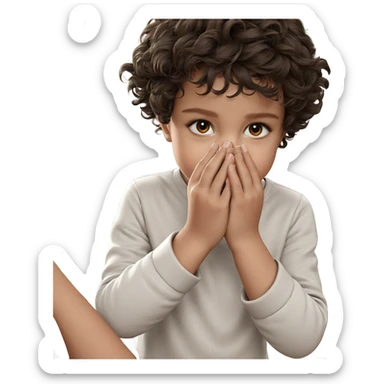 realistic portrait of girl sticker