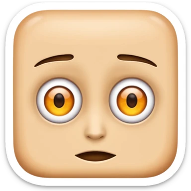 The same exact emoji as 😬 but with the 😁 eyes please sticker