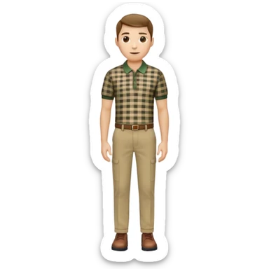 Make me a preppy aesthetic sticker