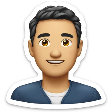 Một cô gái đeo mắt kính đen sticker