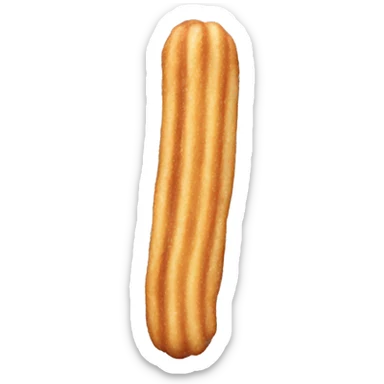 Churro filled with crean sticker