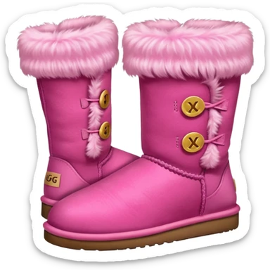 Pink uggs sticker
