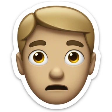 super duper sad click sticker