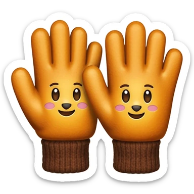 Fuzzy Gloves sticker