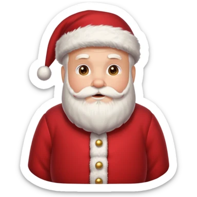 Santa claus sticker