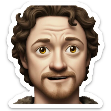 James mcavoy as mr tumnus sticker