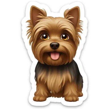 Brown yorkshire sticker