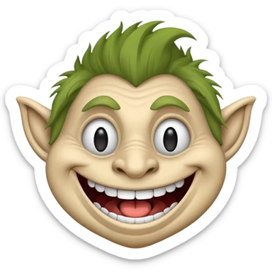 Troll face sticker