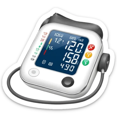 blood pressure cuff sticker