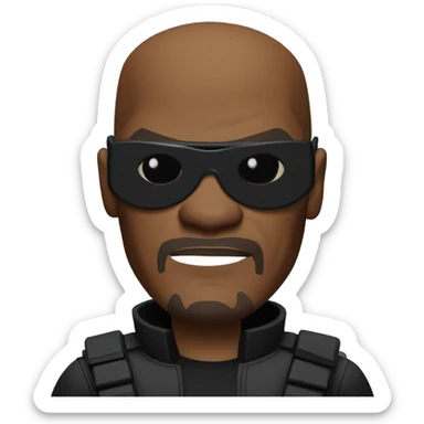 Samuel L Jackson as Nick Fury sticker