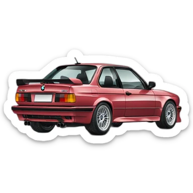 BMW M3 e30 sticker