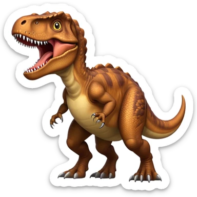 Tyrannosaurus Rex dinosaur with small arms and big teeth sticker