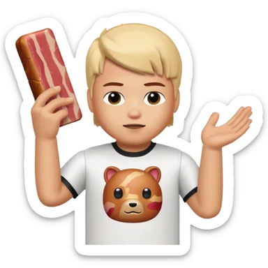 Roblox bacon playing eoblox sticker