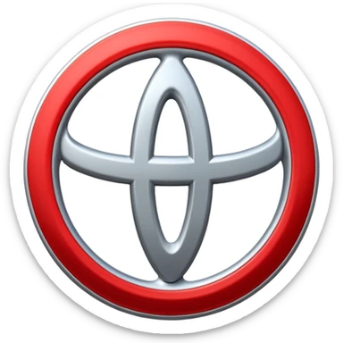 toyota logo sticker