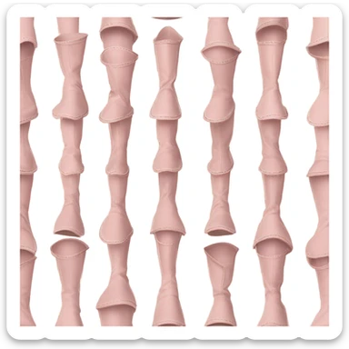 Light pink cossack boots sticker