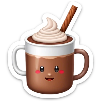 Hot cocoa ￼ sticker