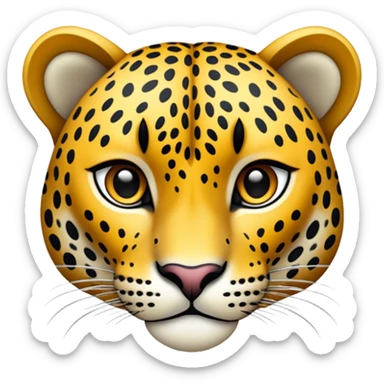 Cœur léopard  sticker