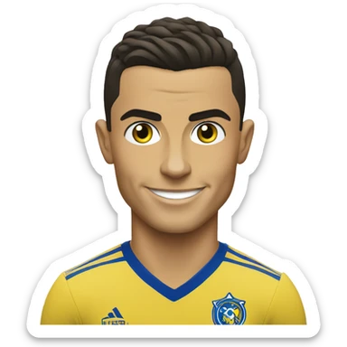 Cristiano Ronaldo at Al Nassr sticker