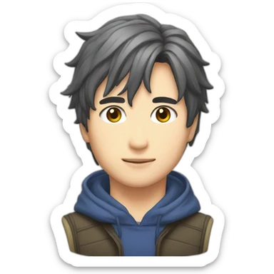 Yuri itadori sticker