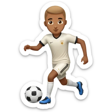 Lamine Yamal dribbling a football sticker