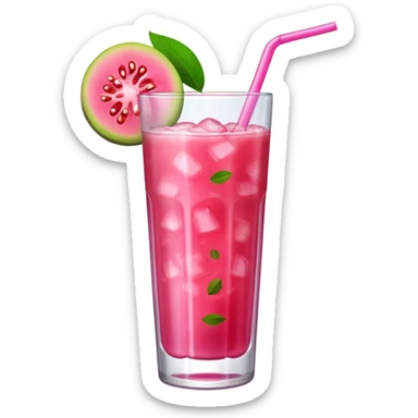 egzotic guava flavor for drink sticker