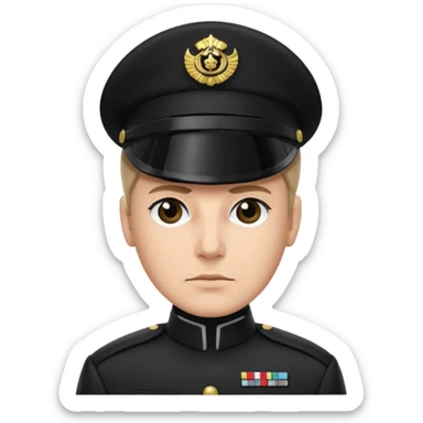 An emoji for discord of an Imperial Officer from star wars sticker