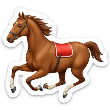 Racehorse sticker
