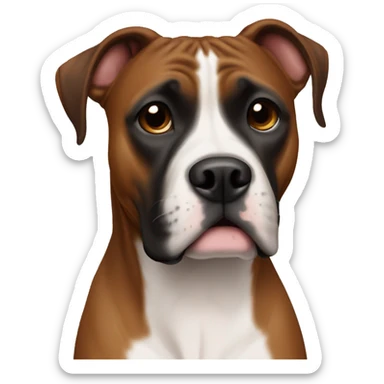 boxer pit mix sticker