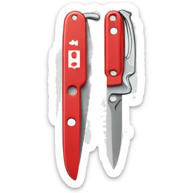 swiss army knife sticker