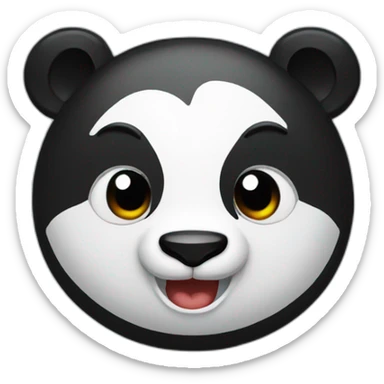 panda tsunami sticker