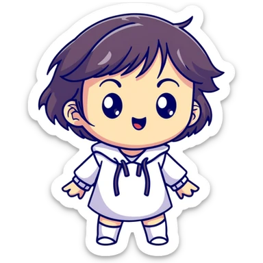magical heroine chibi emote surprised shocked sticker