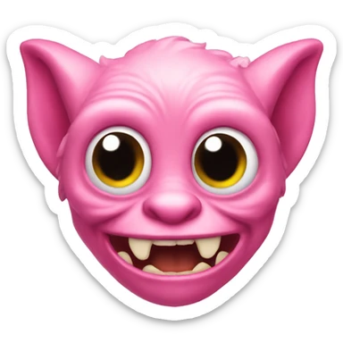 pink gremlin sticker